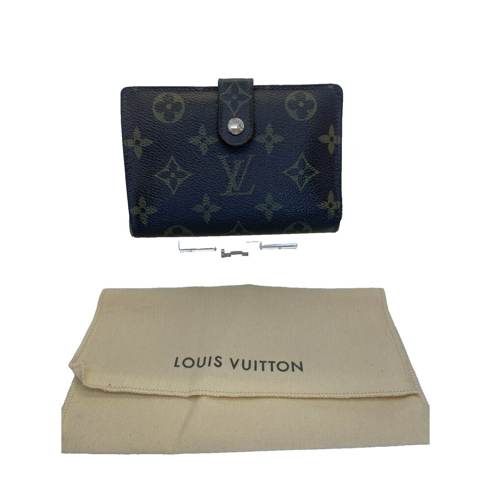 Louis Vuitton Monogram Porte Monnaie Billets Viennois Wallet Brown Dust Bag/75